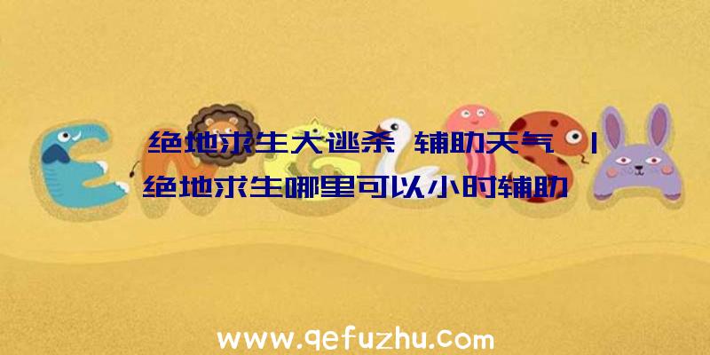 「绝地求生大逃杀